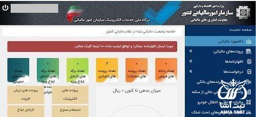 جدول درصد مالیات اصناف و مشاغل